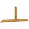 Ekena Millwork Portland Rough Sawn Timber Gable Bracket, Western Red Cedar, 96"W x 36"H x 2"D x 6"F, 9/12 Pitch GBW096X36X0206POR00RWR - alternate 5